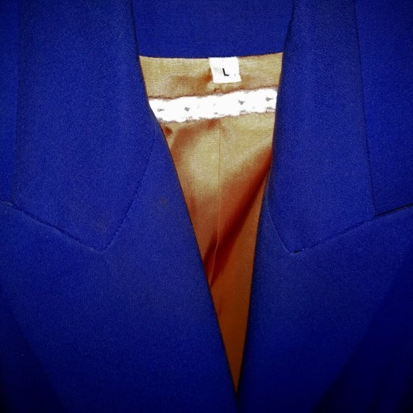 Royal Blue Jacket Embellished - Picture 7 of 12